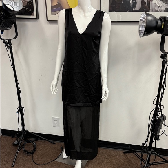 Favorite Daughter Sleek Black Sleeveless NWT Maxi Dress